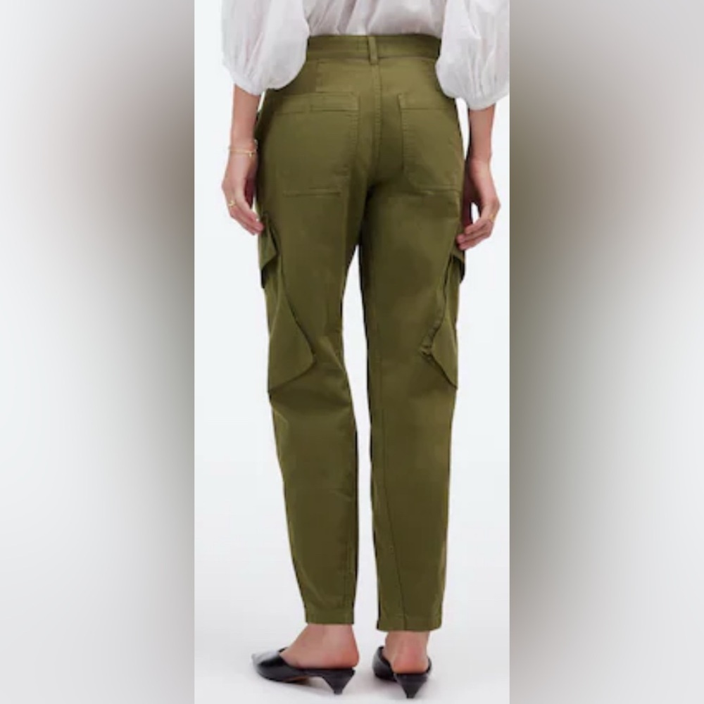 NWT Madewell The Barrel-Leg Utility Pant in Garment-Dyed Twill - Picture 3 of 6